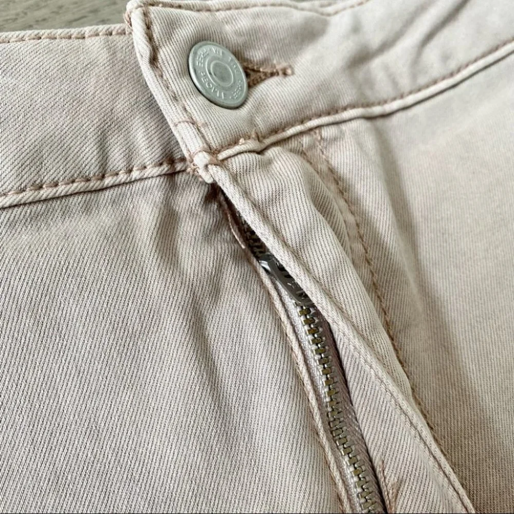 NWT Free People Just Float On Flare Jeans Tan 28